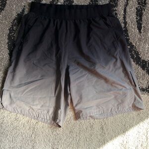 Russell Athletic Ombre Black and Gray Men's Shorts